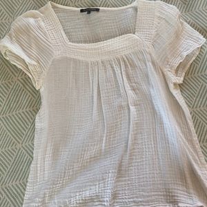 Michael Stars Breezy Square-Neck Shirt